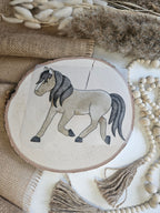Bügelbild  "Pferd trabend"