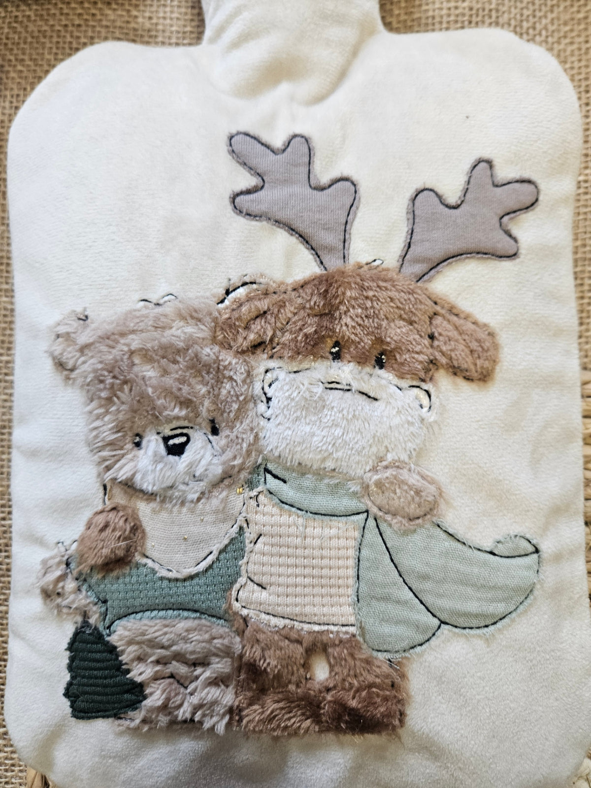 Wärmflasche „Friends“ | Minky-Fleece-Bezug
