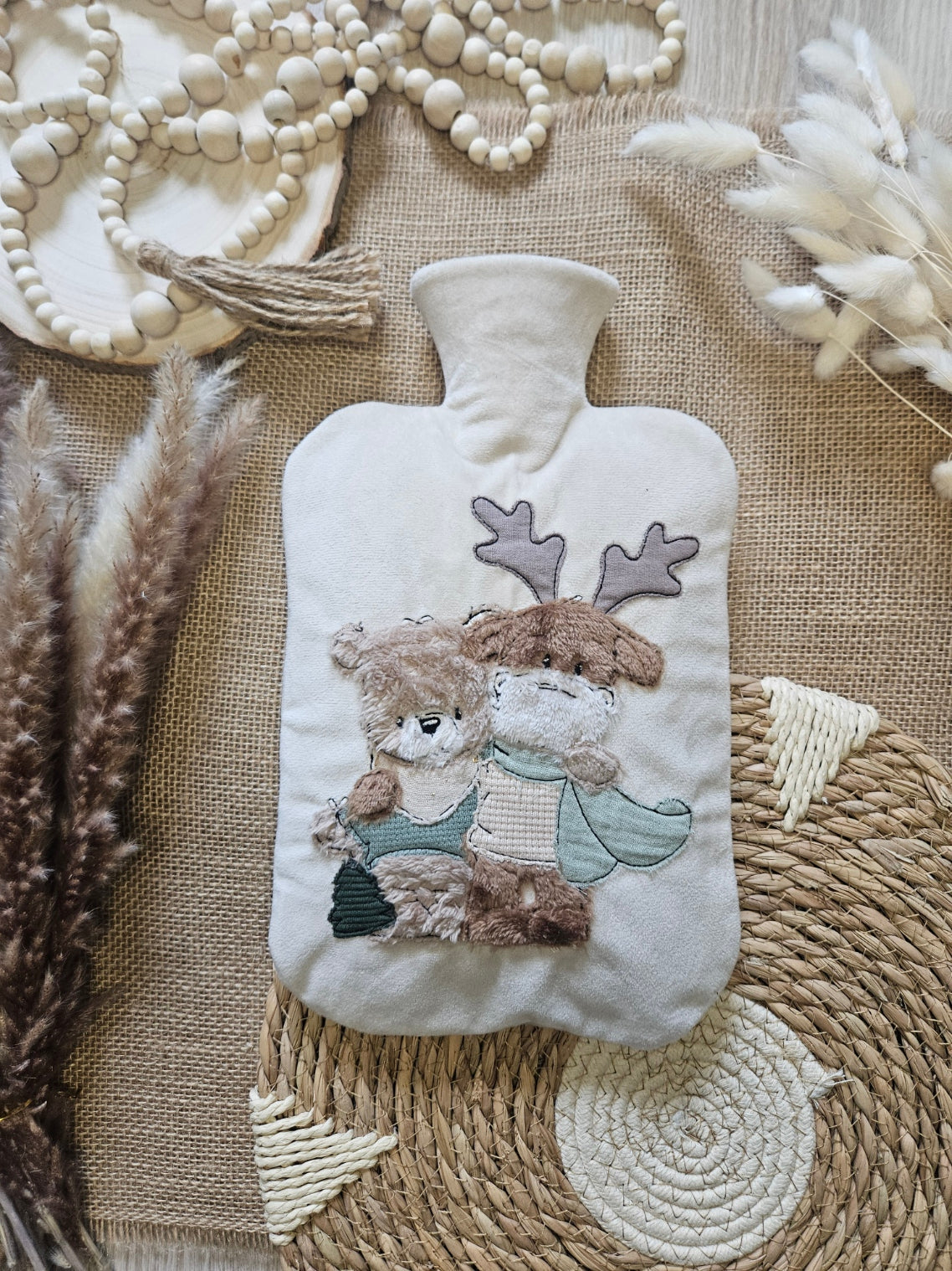 Wärmflasche „Friends“ | Minky-Fleece-Bezug