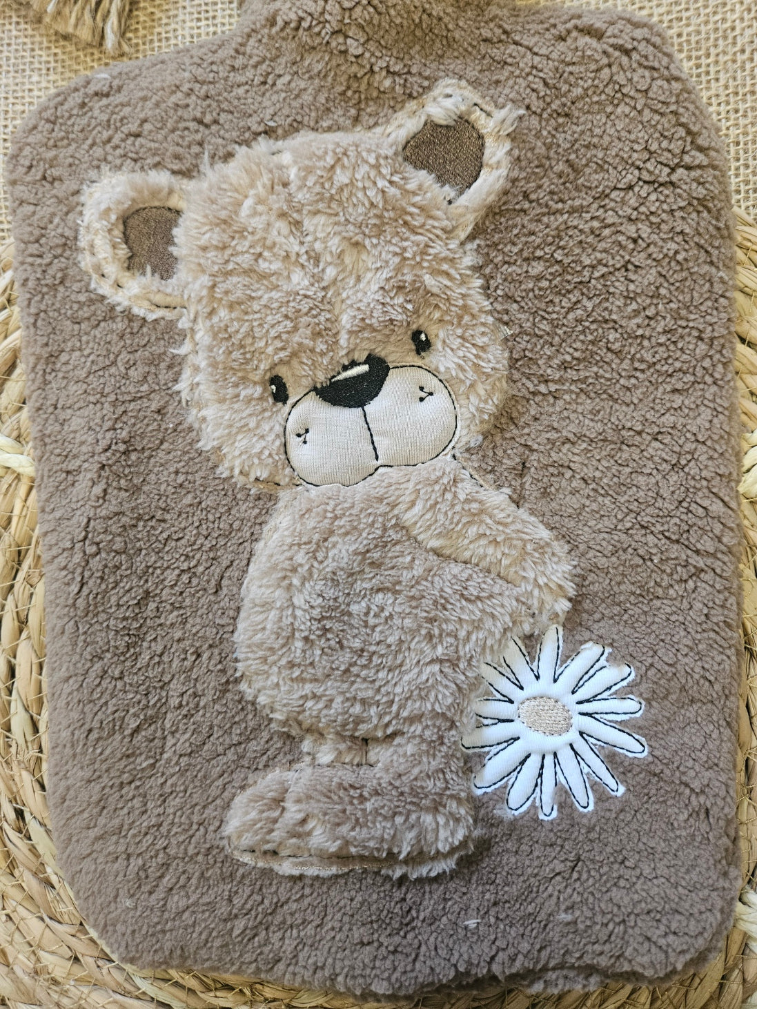 Wärmflasche „Bärchen“ | Minky-Fleece-Bezug