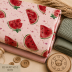 Jersey „Melone & Minze“ mit selbst gezeichnetem Melonen- und Minzdesign