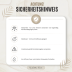 Sicherheitshinweis - Kissen