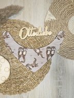 Halstuch "Otterliebe 2.0" mit Otter-Motiv, French Terry & Jersey 95% Baumwolle 5% Elasthan, handgenäht | Little Falili
